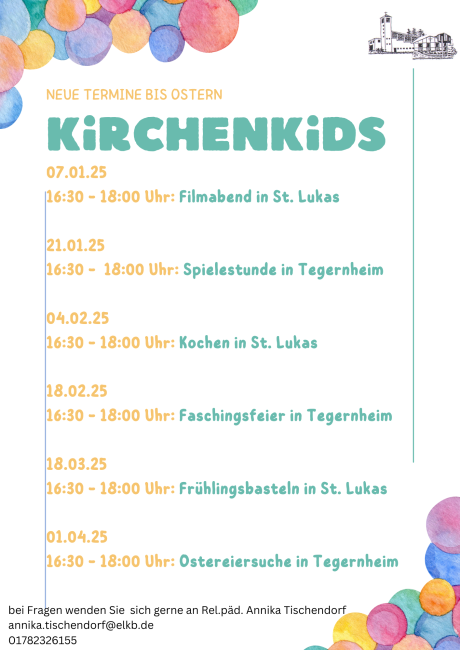 Termine Kirchenkids